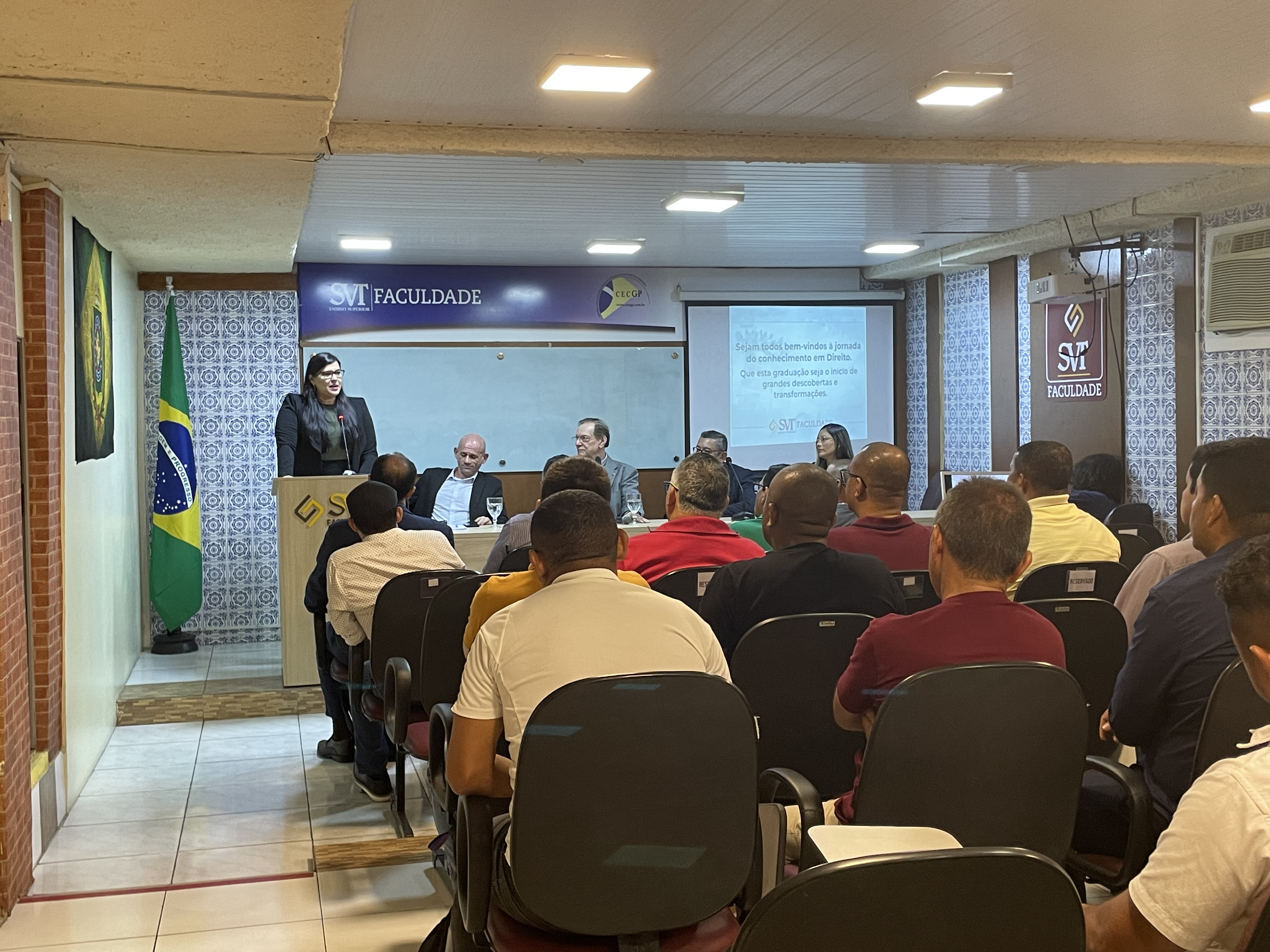 Aula Inaugural da Primeira Turma de Direito na SVT Faculdade!